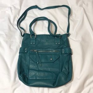 Dark green purse
